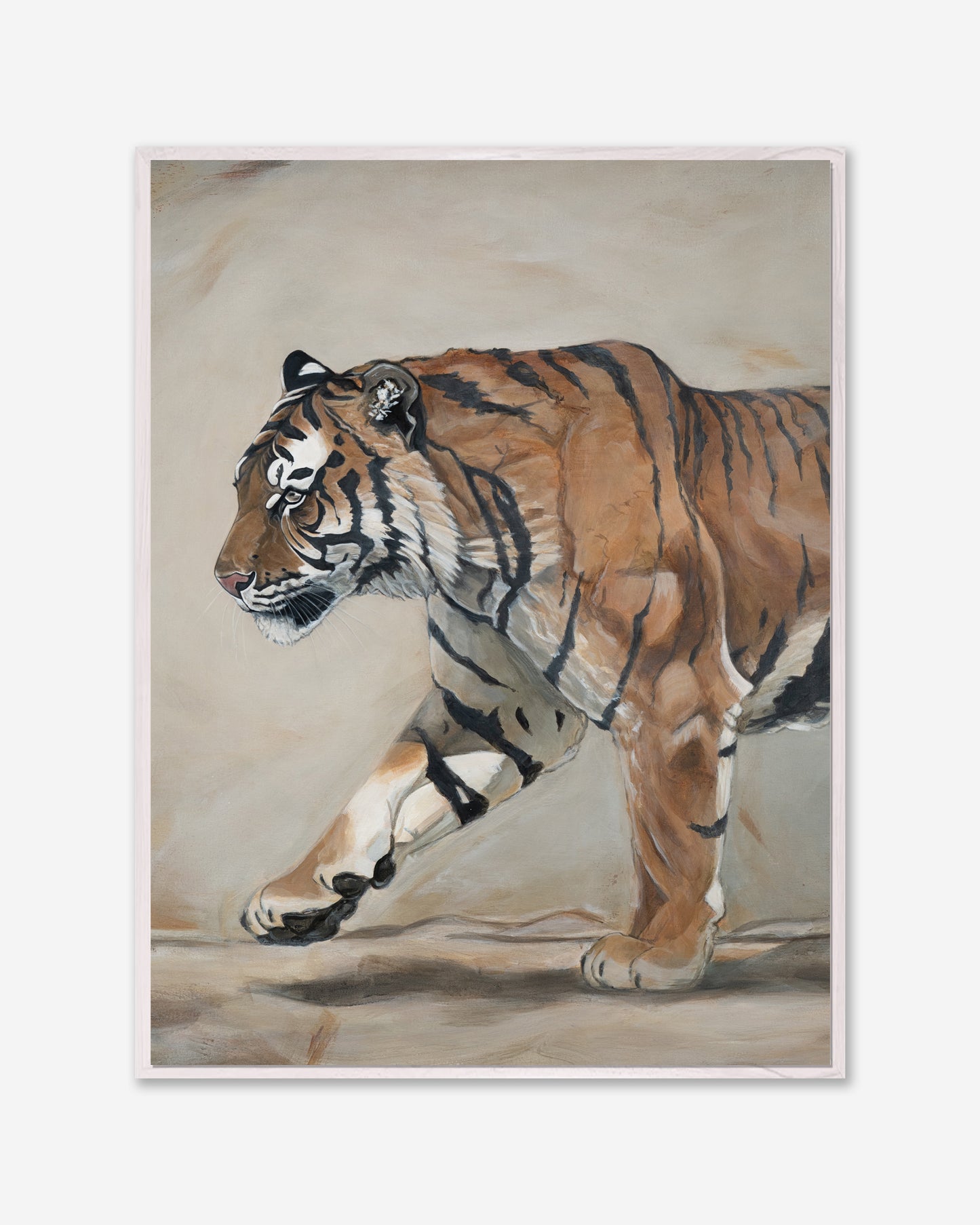 The Quiet King — Framed Canvas Print