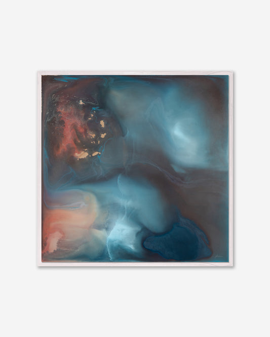 Outback Skies — Square Framed Canvas Print